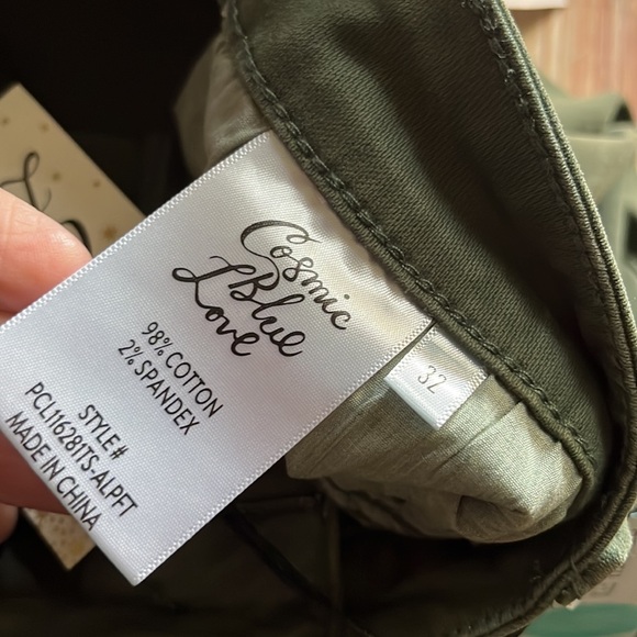 Cosmic Blue High Rise Relaxed Wide Leg pant 32 - Picture 9 of 12